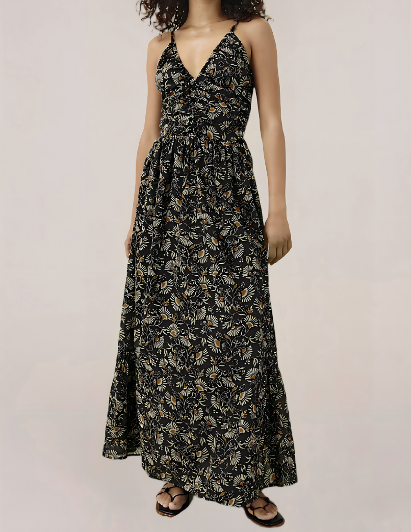 Floral Printed Spaghetti Strap