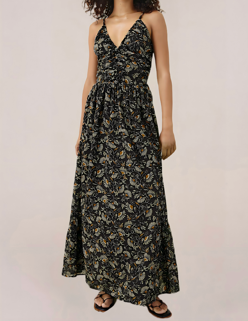 Floral Printed Spaghetti Strap