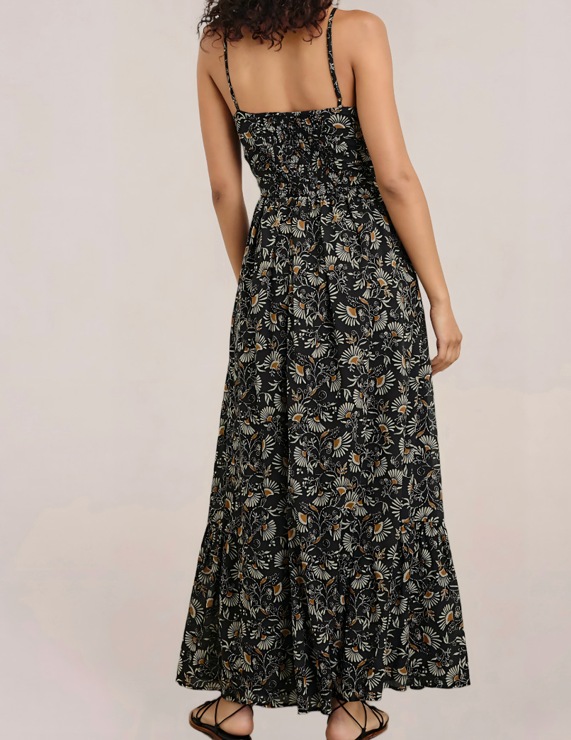 Floral Printed Spaghetti Strap