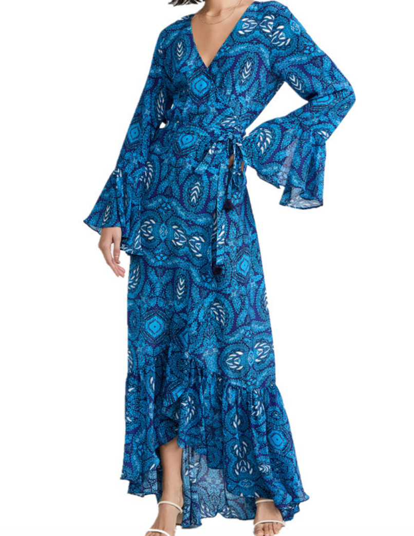 Plus Size Long Flare Dress